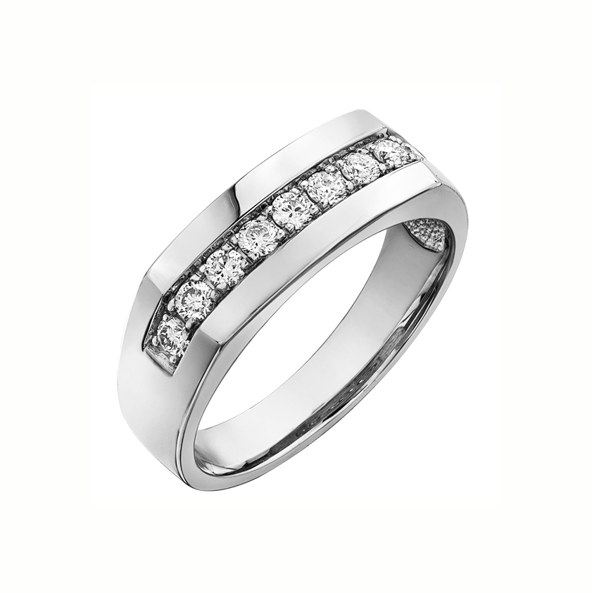 Script Ring with Comfort Band - Customizable (Sterling Silver