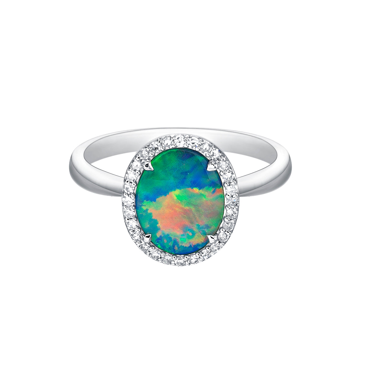 Ed hardy clearance wedding band opal