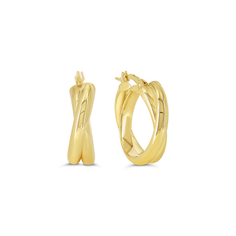 10kt Yellow Gold Hoop Earrings