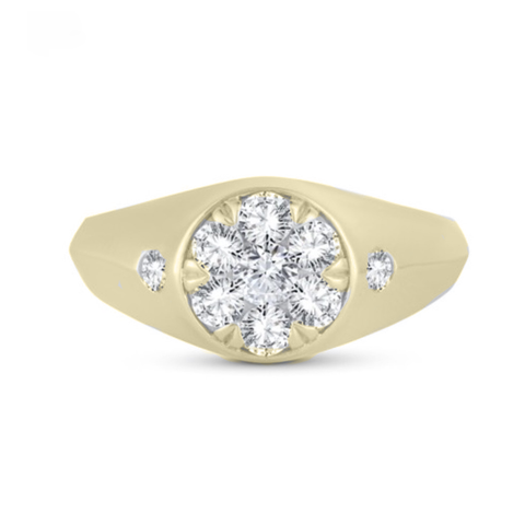 10kt Yellow Gold 1.00cttw Diamond Men's Wedding Ring