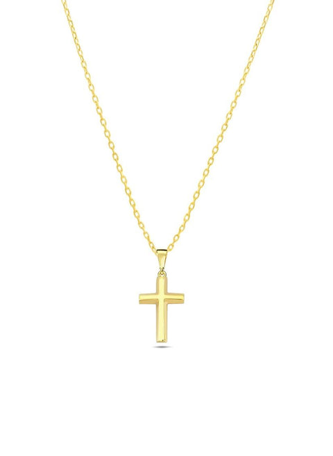 10kt Yellow Gold Cross Pendant