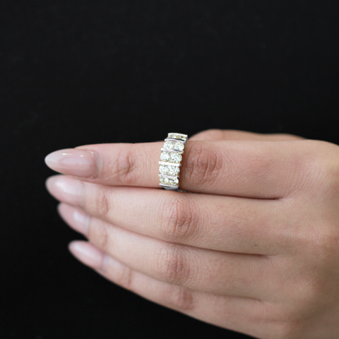 14kt White Gold 2.00cttw Diamond Channel Ring