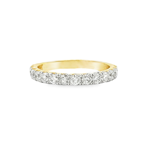 14kt Yellow Gold 0.75cttw Natural Diamond Band
