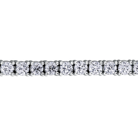 14kt White Gold 10.00cttw Diamond Tennis Bracelet in 7.75-inch