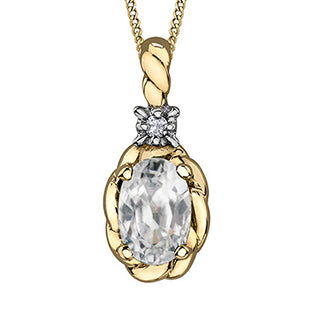 14kt Yellow Gold 1.00ct Lightbox Lab-Grown Solitaire Diamond Pendant –  Independent Jewellers