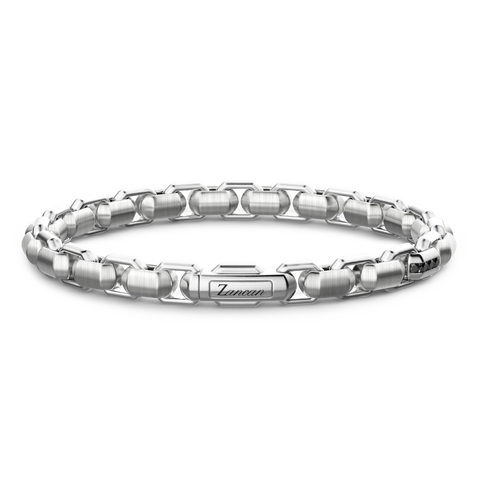 Sterling Silver Link-Only Mens Bracelet