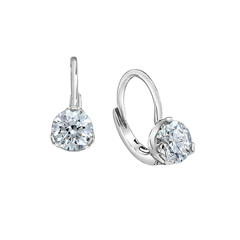 14kt White Gold 2.00cttw Lab-Grown Diamond Earrings