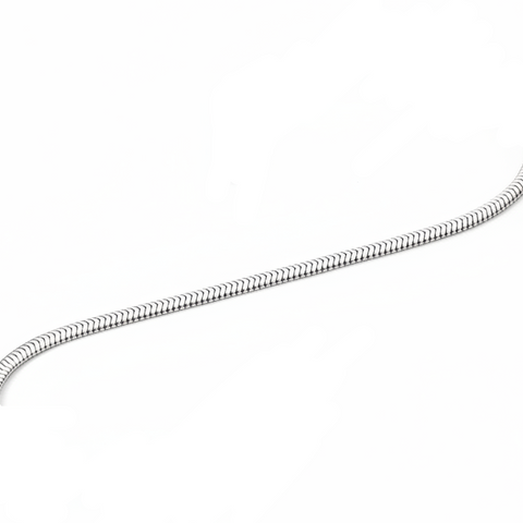 Sterling Silver Flat Snake Bracelet in 7.25-inch