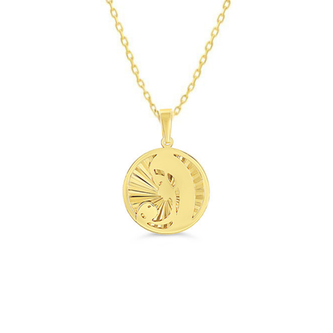 10kt Yellow Gold Mother and Child Pendant