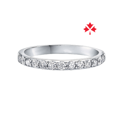 14kt White Gold 0.40cttw Canadian Diamond Wedding Band