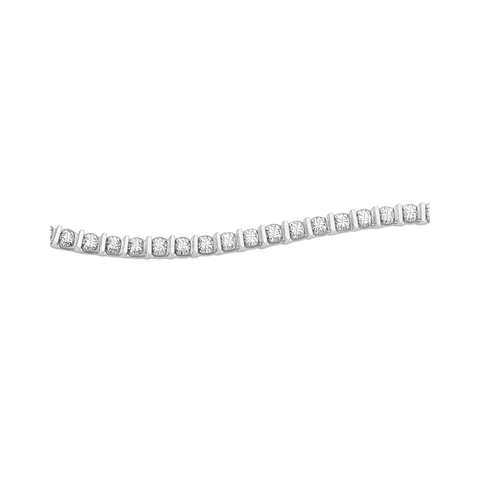 10kt White Gold 1.00cttw Tennis Bracelet