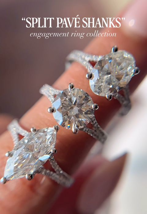 14kt White Gold 2.29cttw Lab-Grown Round Diamond Engagement Ring