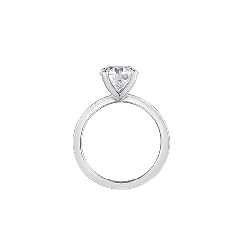 14kt White Gold 2.00ct Round Canadian Diamond Engagement Ring