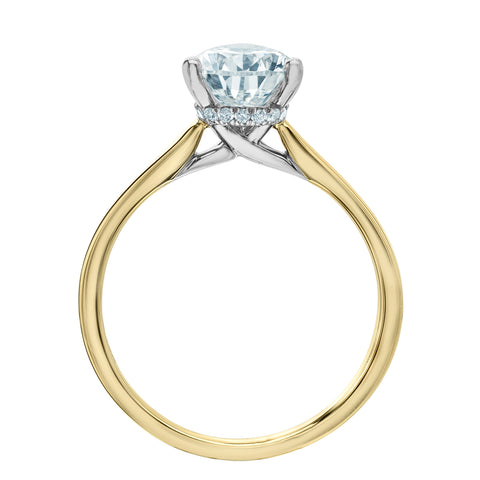 14kt Yellow Gold 1.27cttw CANADIAN Pear Engagement Ring