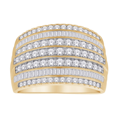 10kt White Gold 1.00cttw Diamond Fashion Ring