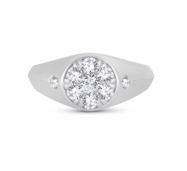 10kt White Gold 1.00cttw Diamond Men s Wedding Ring Independent Jewellers
