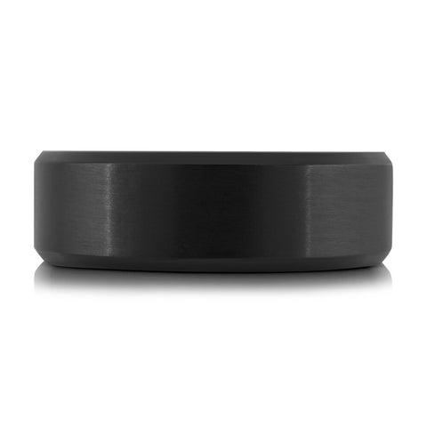 7mm Black Tantalum Satin Finish Men's Ring Size 11