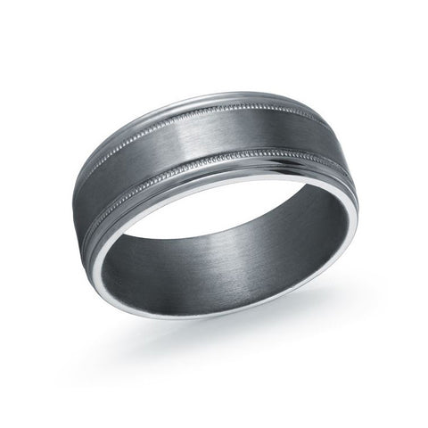 Tantalum 8mm Men's Ring