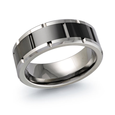 8mm Tungsten Wedding Band Size 11