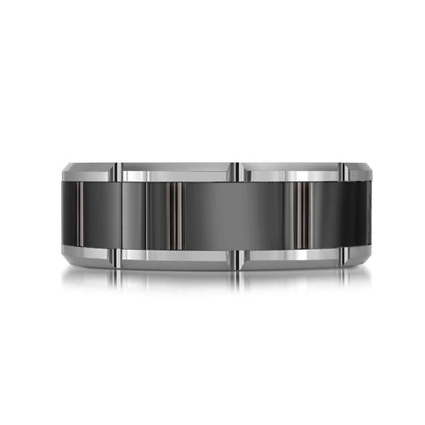 8mm Tungsten Wedding Band Size 11
