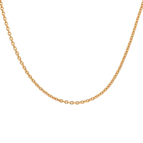 14kt Yellow Gold Cable30 Chain in 18"