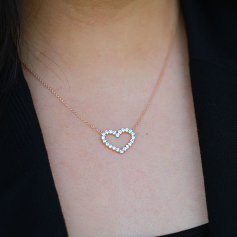 10kt Yellow Gold 1.00ct Lab-Grown Diamond Infinity Pendant