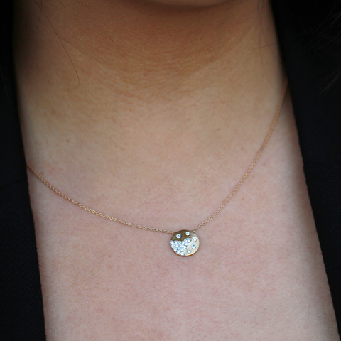 10kt Yellow Gold 0.30cttw Lab Grown Diamond Star Pendant