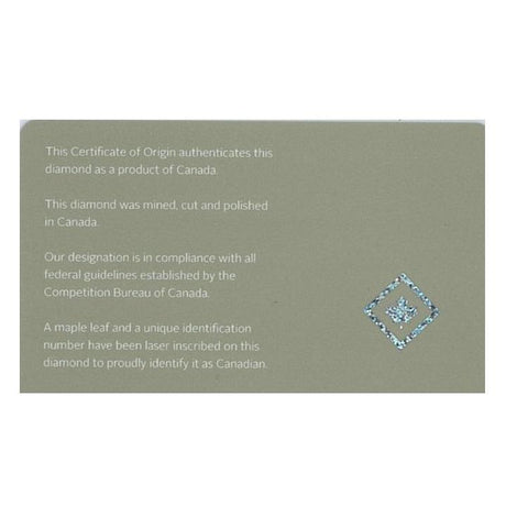 Three-Prong 0.59cttw Canadian Diamond Stud Earrings