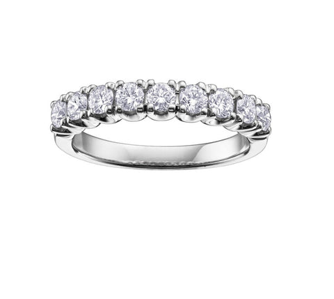 18kt White Gold 0.77cttw Diamond Band