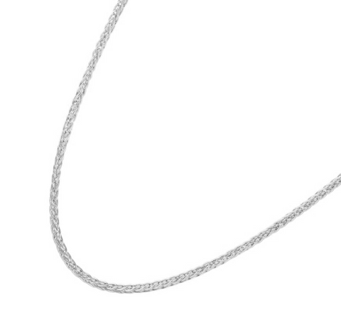 10kt White Gold Spiga25 Chain in 20"