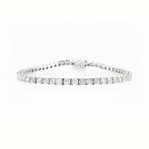 14kt White Gold Diamond Tennis Bracelet