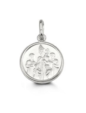 10kt White Gold Confirmation Charm