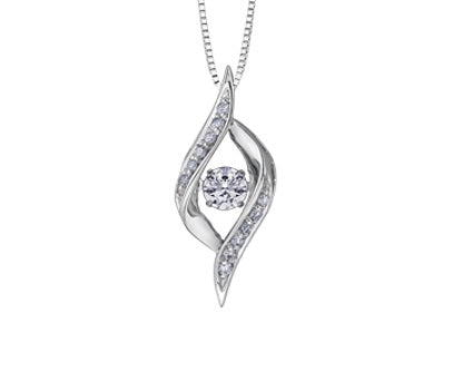 10kt Pulse Canadian Diamond Pendant