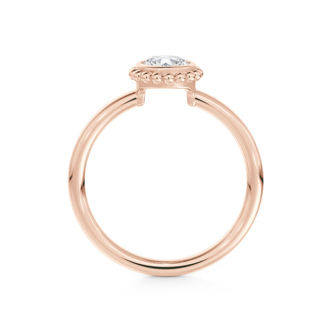 18kt Rose Gold 0.31ct Solitaire Diamond Ring