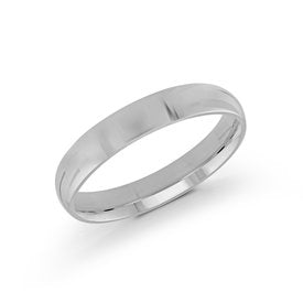 10kt White Gold 4mm Classic Wedding Band