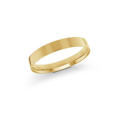 10kt Yellow Gold 3mm Pipe Wedding Band