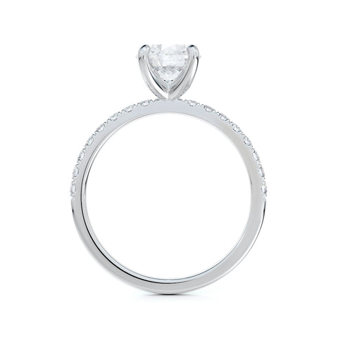14kt White Gold 0.82cttw Diamond Portfolio Engagement Ring