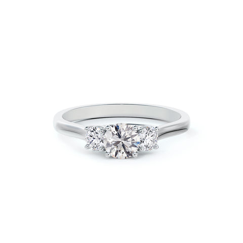 Portfolio 0.78cttw Round Three Stone Diamond Engagement Ring