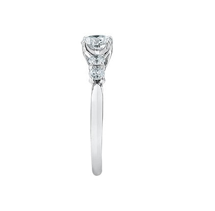 18kt White Gold 0.80cttw Canadian Diamond Ring