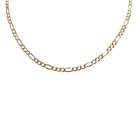 10kt Yellow Gold Figaro120 Chain in 24"