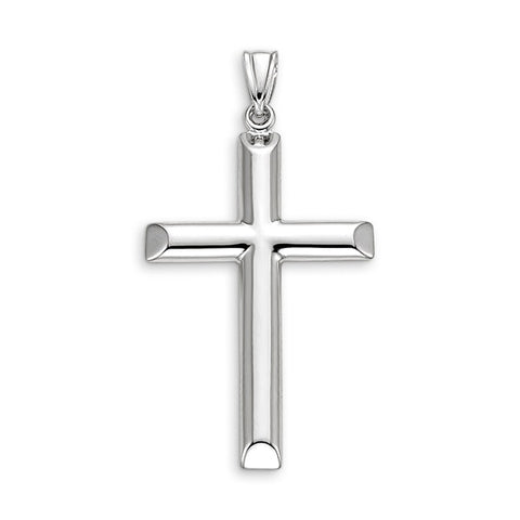 10kt White Gold Cross