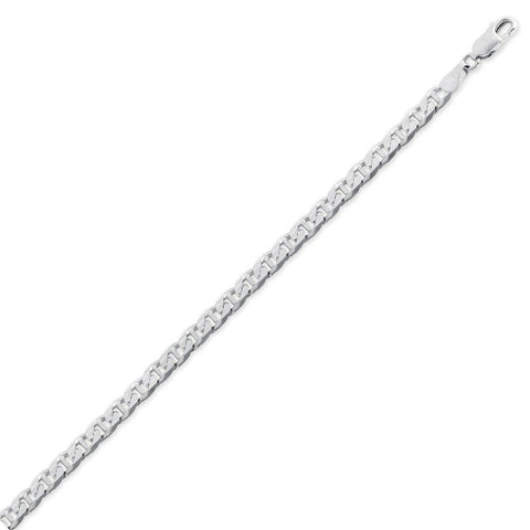 Sterling Silver Mariner Chain in 22-inch