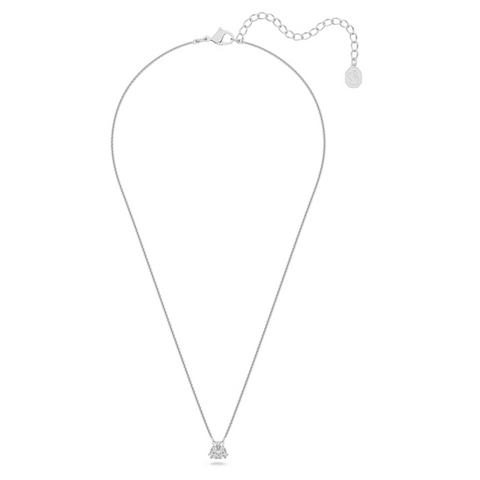 Millenia Pendant Trilliant Cut, White, Rhodium Plated