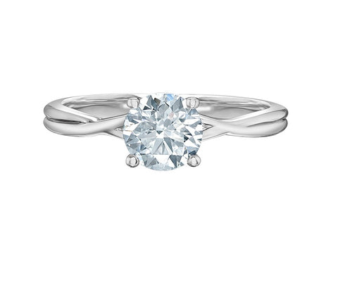 14kt White Gold 1.50ct Lab-Grown Round Diamond Engagement Ring