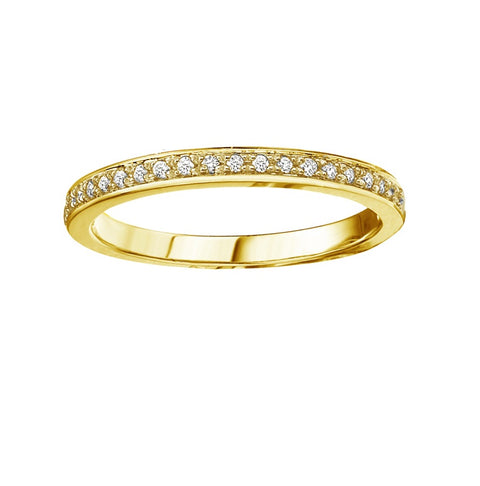 10kt Yellow Gold 0.10cttw Diamond Ring