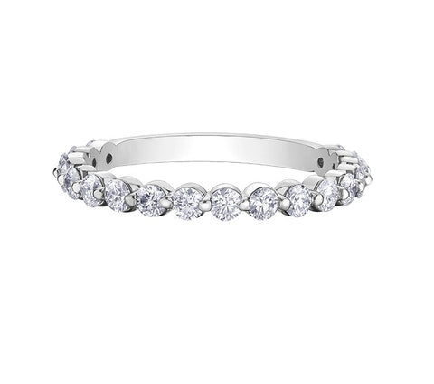 14kt White Gold 1.00cttw Canadian Diamond Band