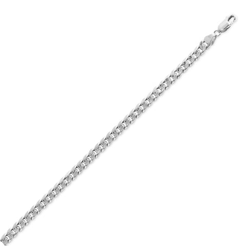 Sterling Silver Cuban100 Chain 18-inch