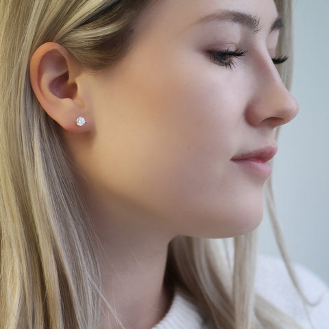 14kt White Gold 1.00cttw Diamond Studs