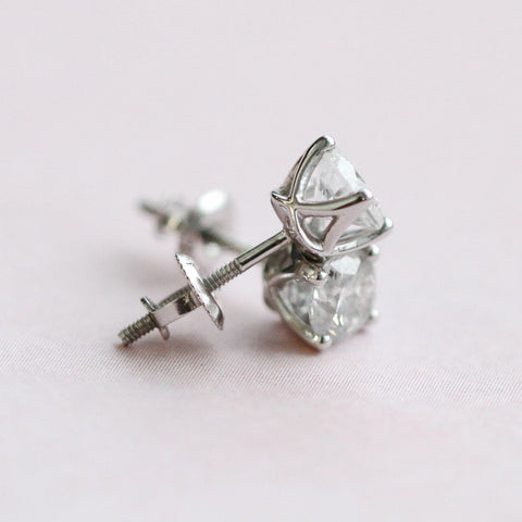 14kt White Gold 1.00cttw Diamond Studs