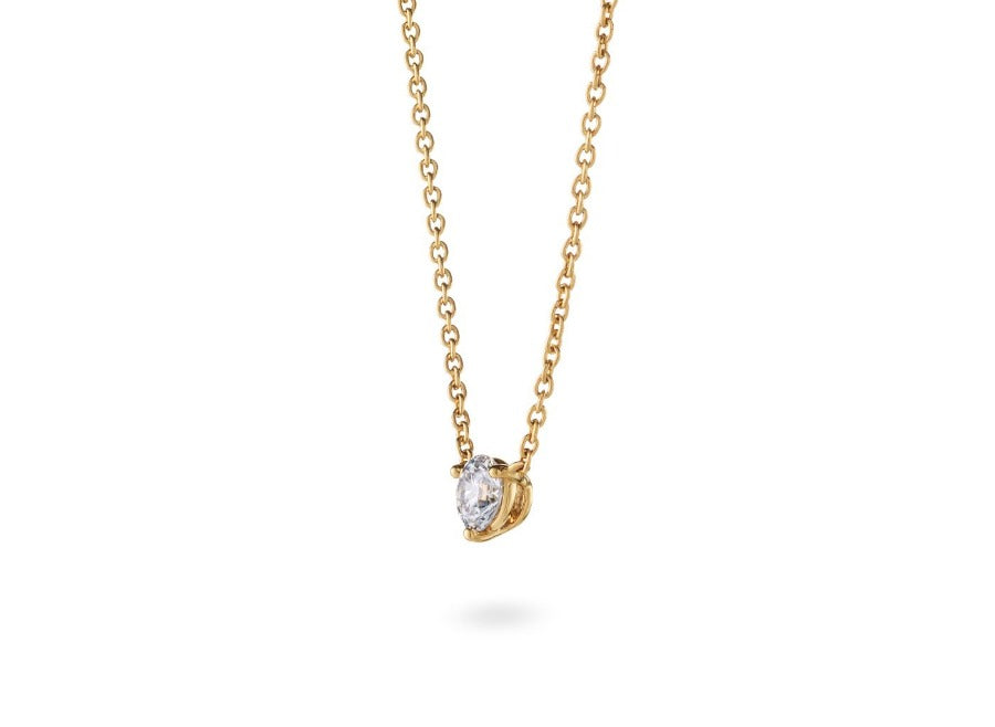 5 Carat White Gold Diamond Illusion Necklace in 14KT | Arina Diamonds